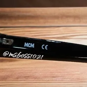 MCM Black Monogram Sunglasses + Case BRAND NEW NEVER WORN NEW!! MCM MONOGRAM SUNGLASSES HARD CASE WITH CLOTH | eBay main image 2